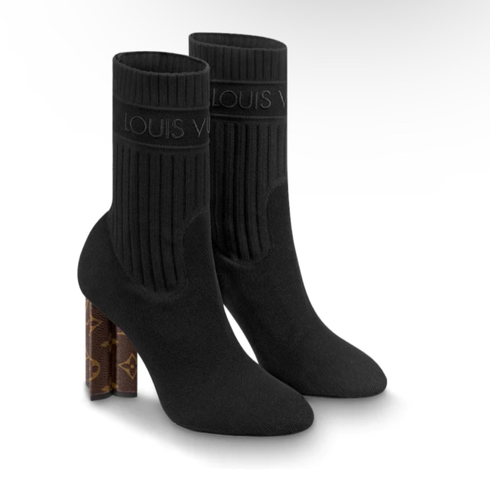 Louis Vuitton silhouette ankle boots